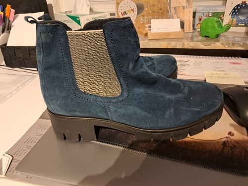 Gabor stiefelette damen blau - stiefelette,