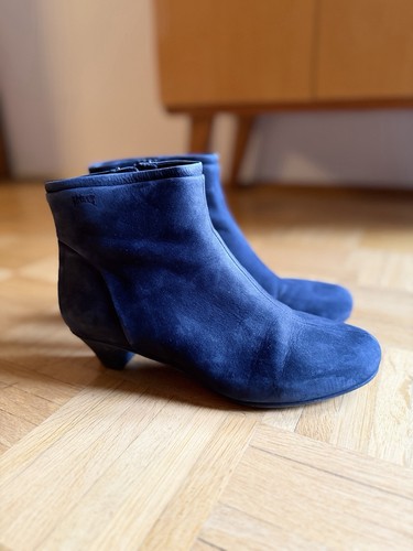 Blaue damenstiefelette aus - blaue,