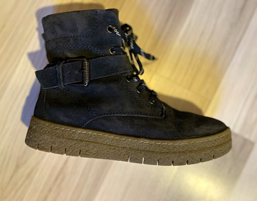 Damen blaue schnürstiefel - damen,