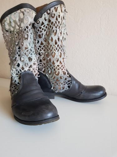 Blaue stiefeletten - stiefeletten, 38