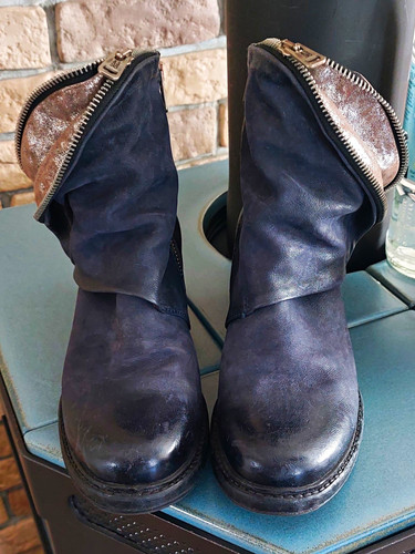 Damen leder stiefelette - a.s.98, leder-stiefelette